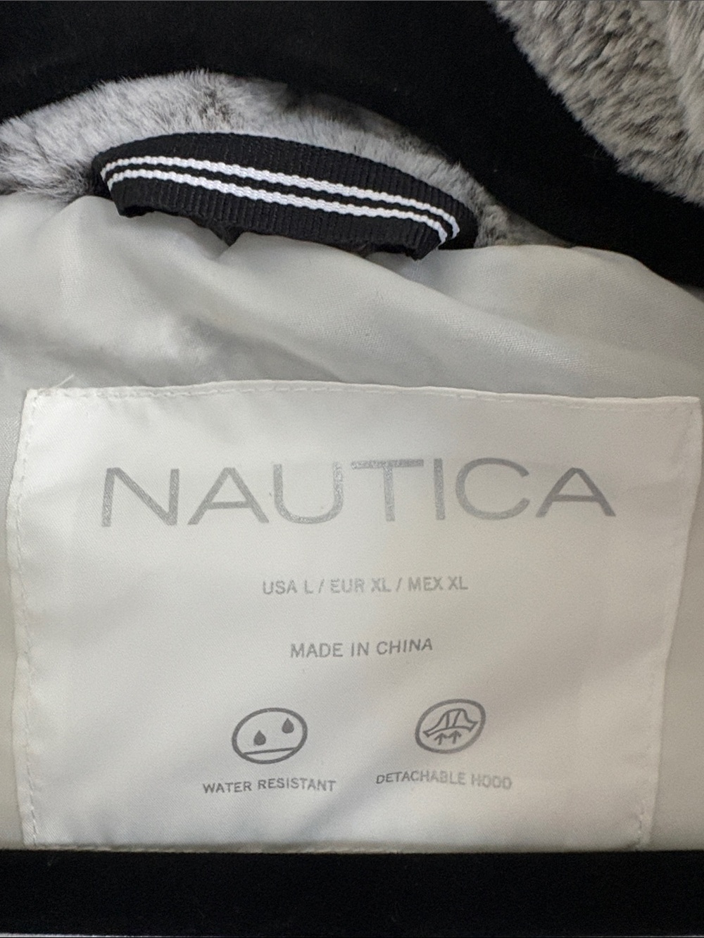 Nautical Puffer Jacket NWOT Size L - Picture 10 of 11